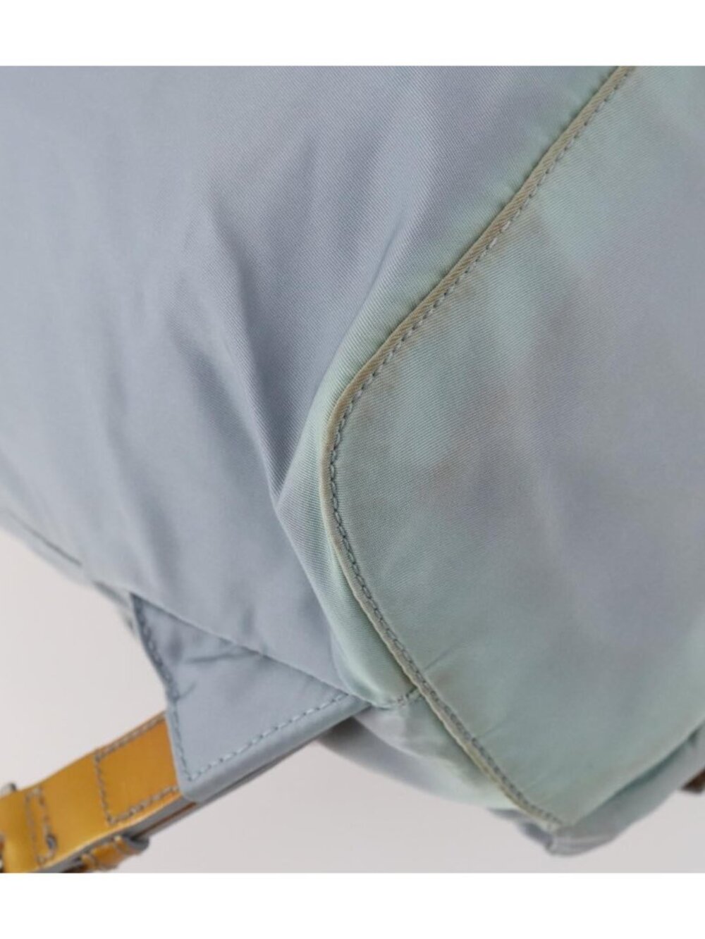 PRADA Backpack Nylon Light Blue Silver - Picture 14 of 16